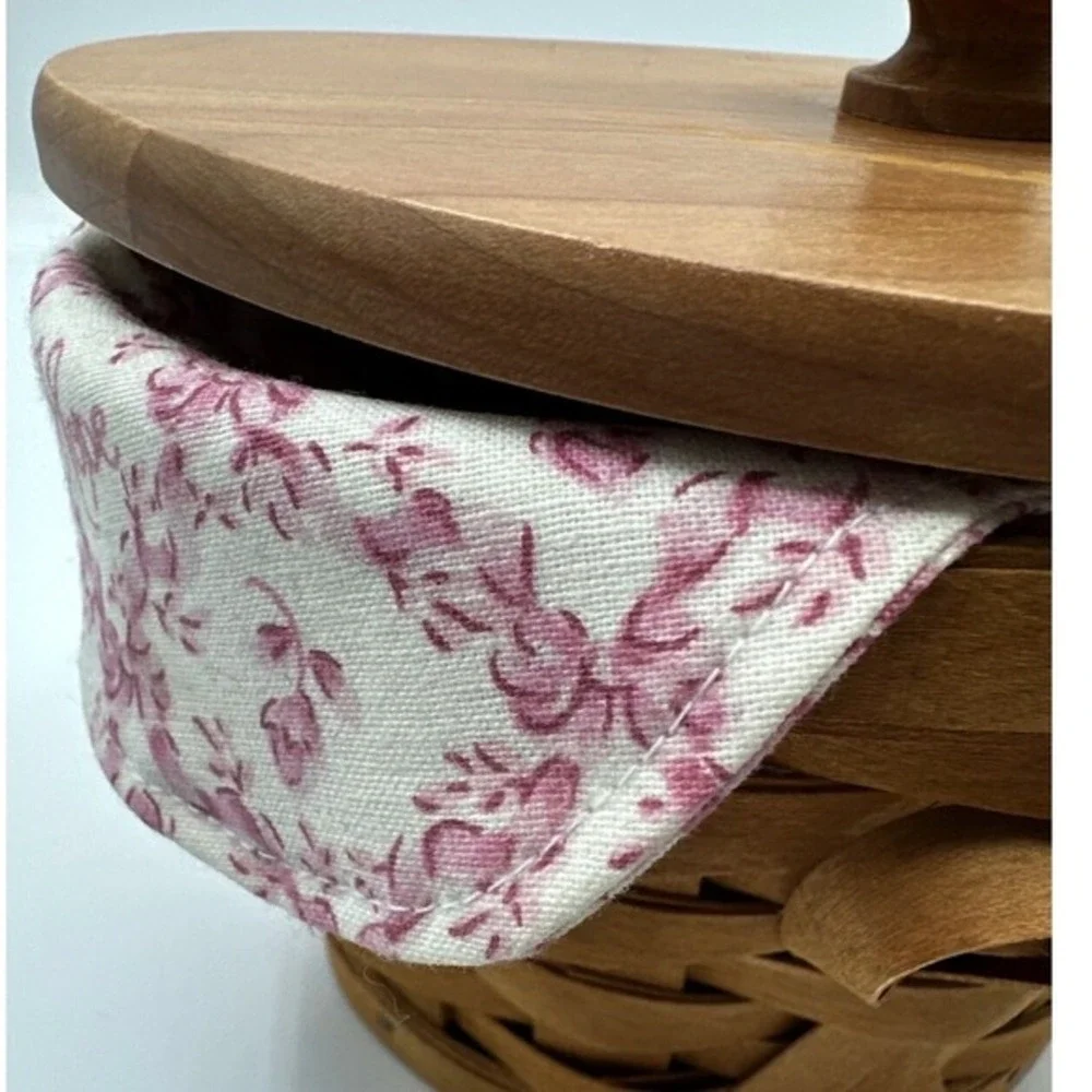 Longaberger 2007 Horizon‎ of Hope Basket Wood Lid Liner Protector Vintage 21-06